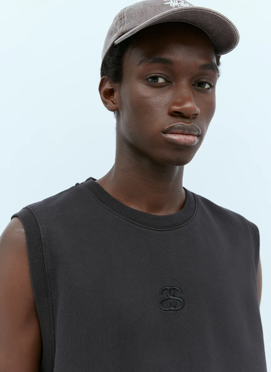 Logo Embroidery Fleece Vest