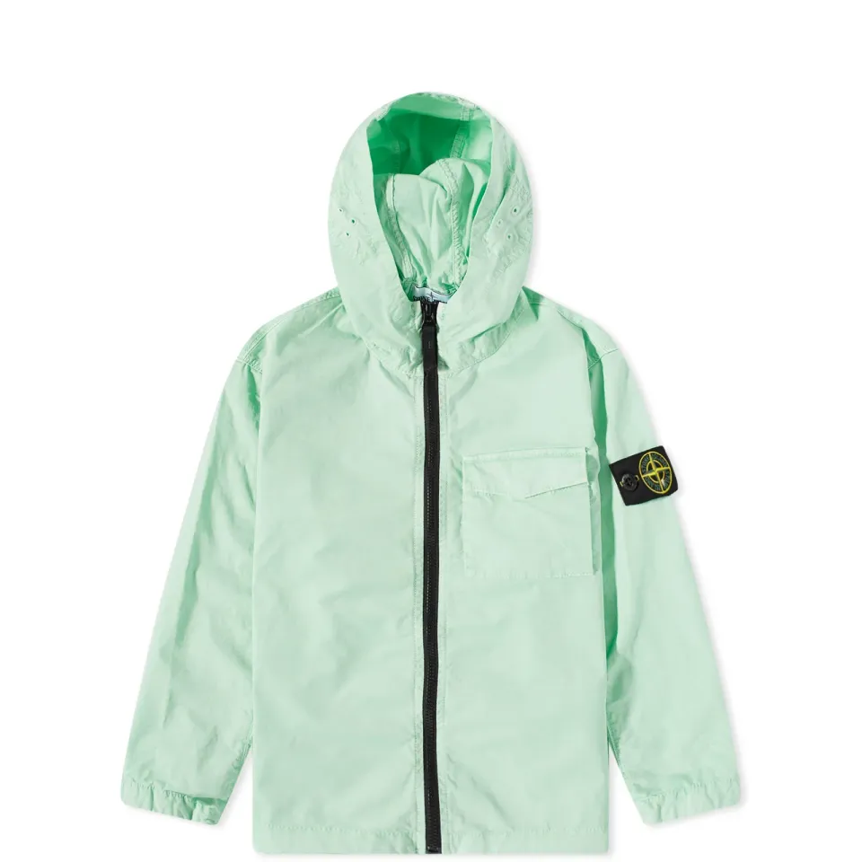 Zip Hooded Overshirt
