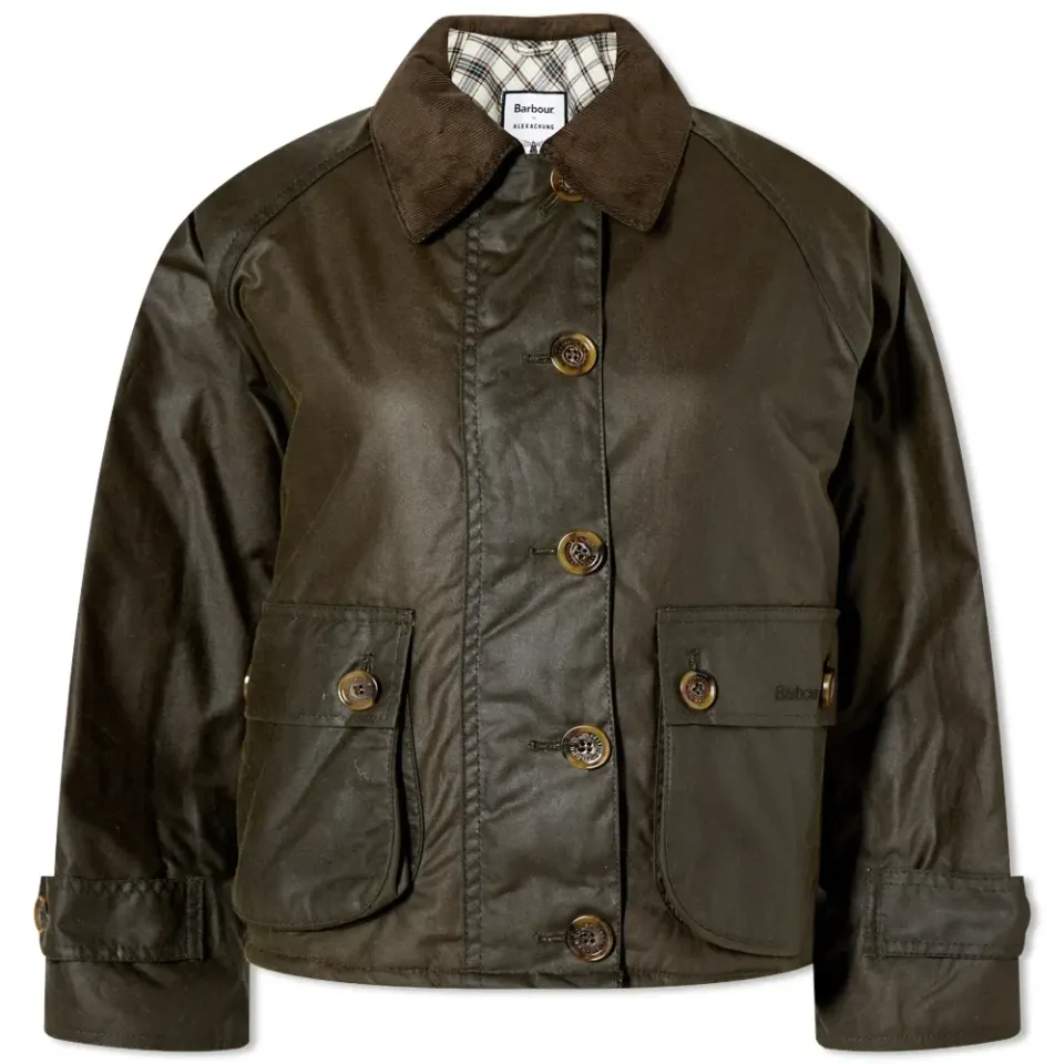 x Alexa Chung Short Blair Wax Jacket