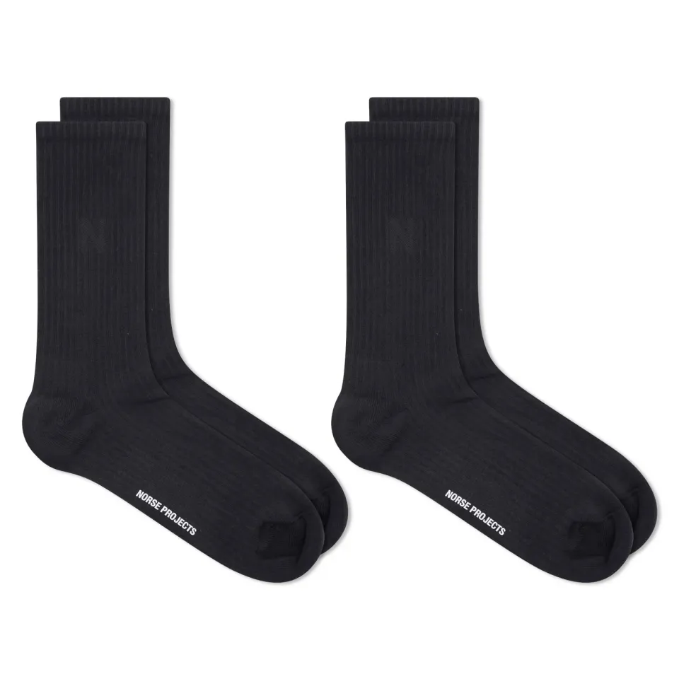 Bjarki N Logo Sock - 2 Pack