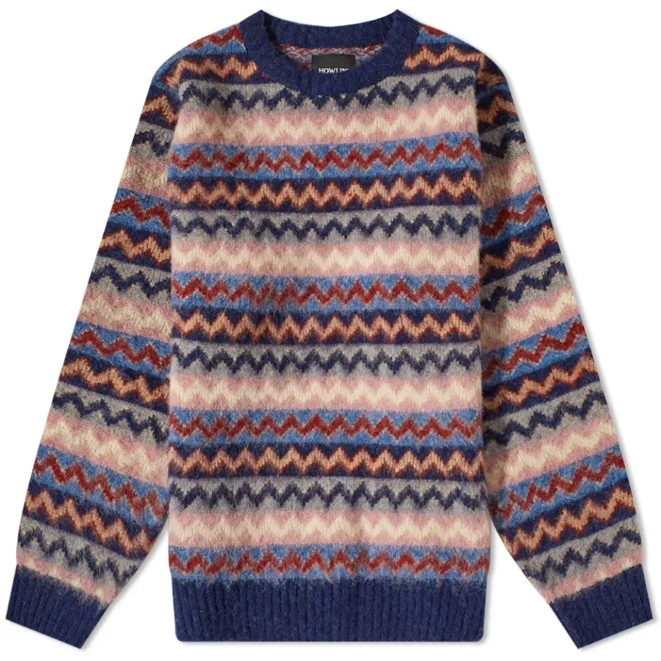 Howlin' Cosmic Fantasies Zig Zag Crew Knit