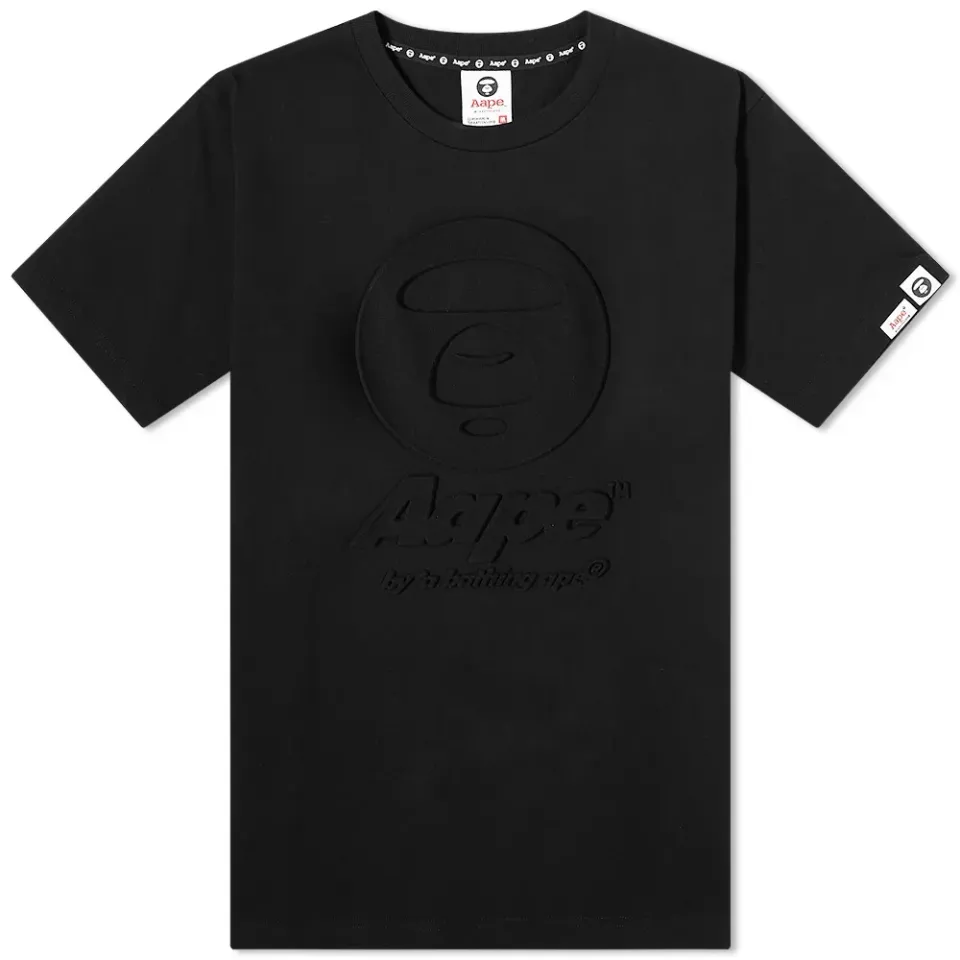 AAPE Embossed Moon Face T-Shirt