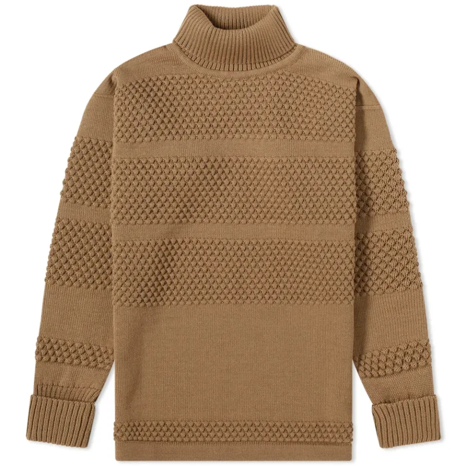 Fisherman Roll Neck Knit