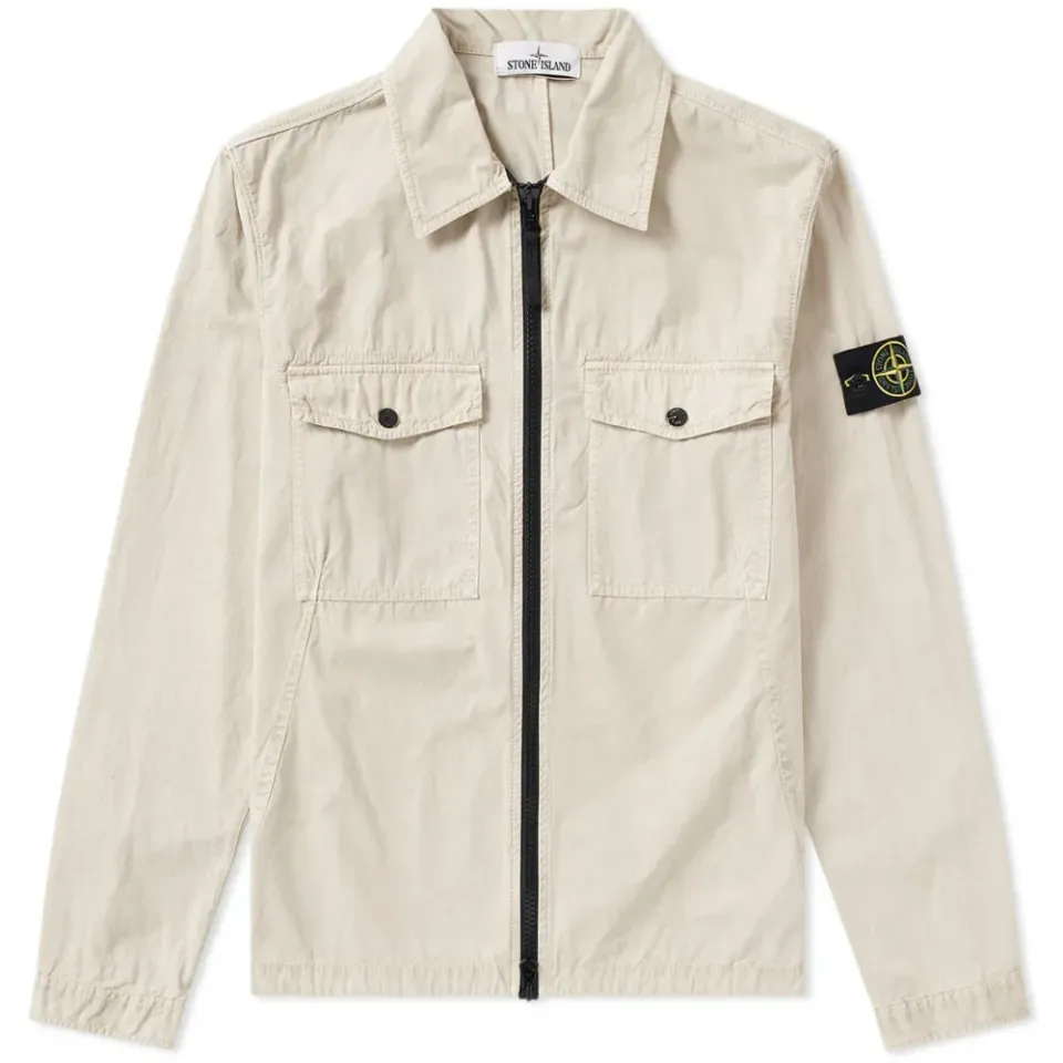 Garment Dyed Zip Shirt