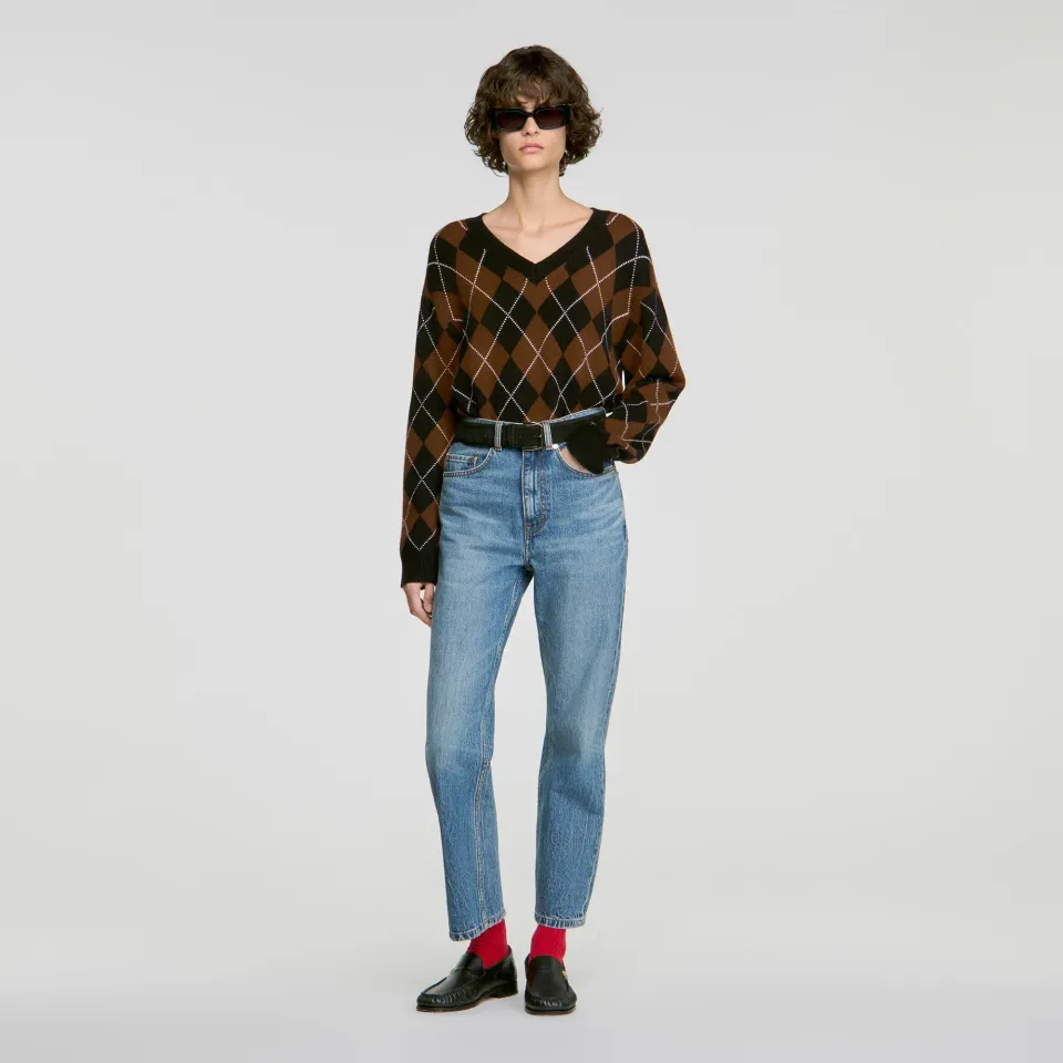 Straight-leg 5-pocket jeans