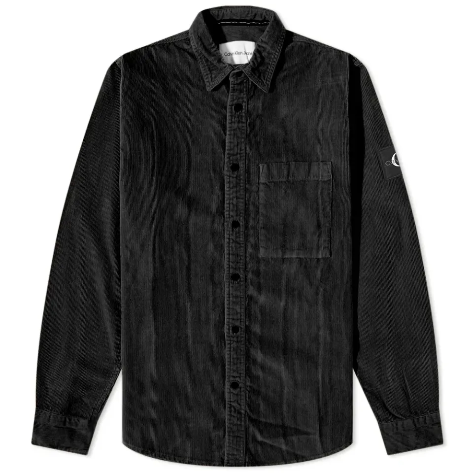 Monologo Badge Corduroy Shirt