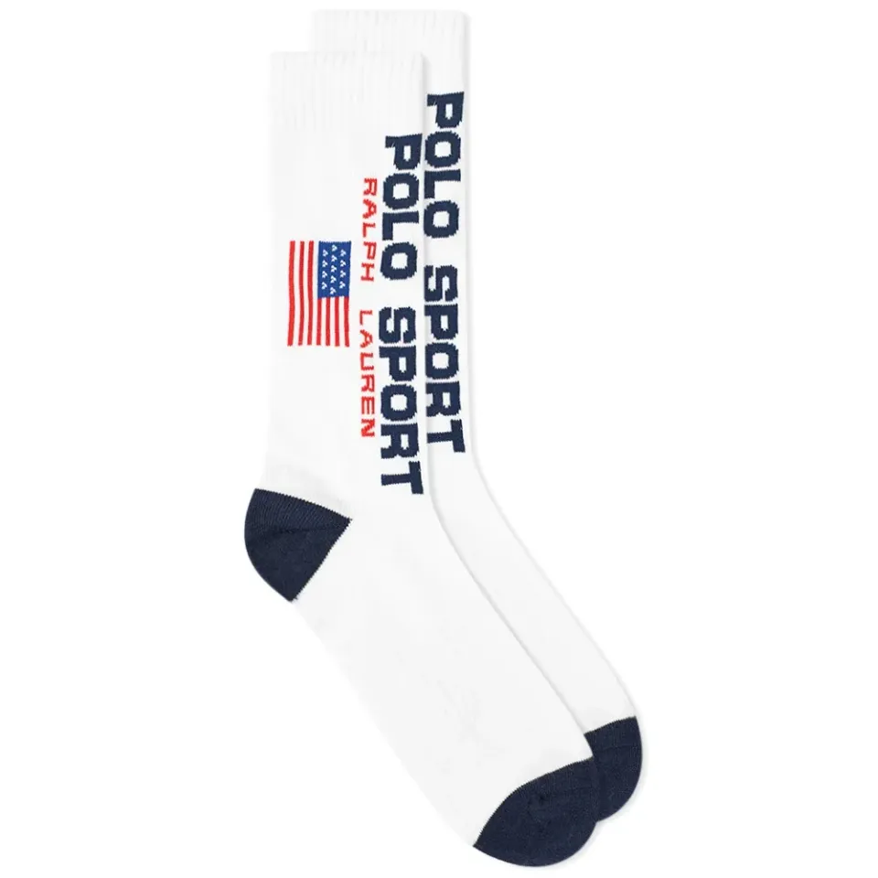 Polo Sport Usa Flag Sock