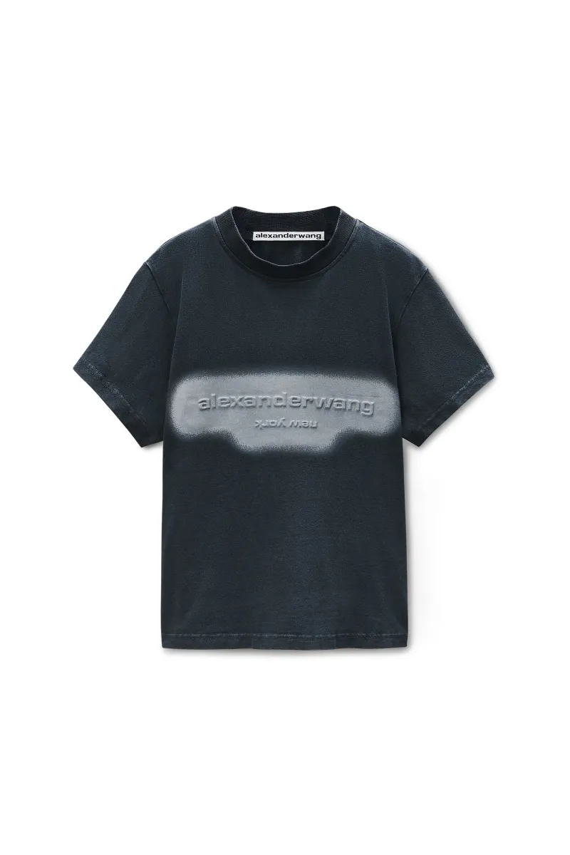 Reflective Halo Print Logo Tee