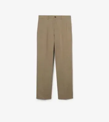 Tropical Gabardine Chinos in Finch brown