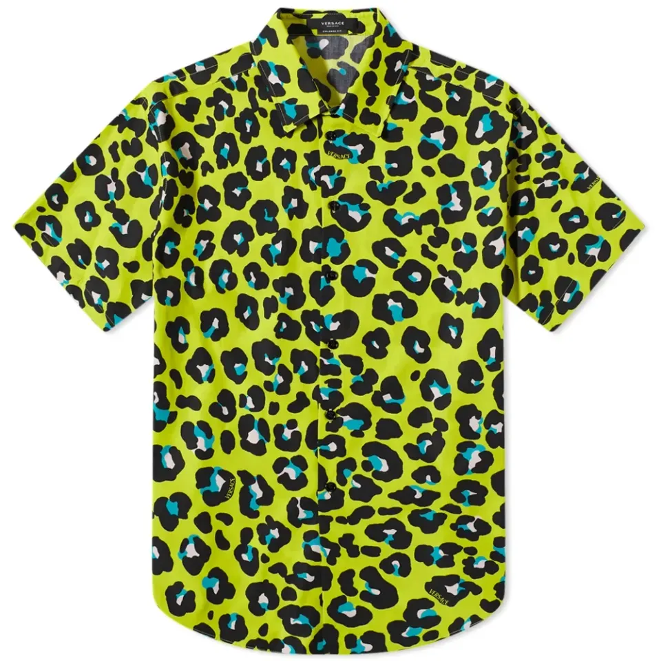 Short Sleeve Animal Print Shirt