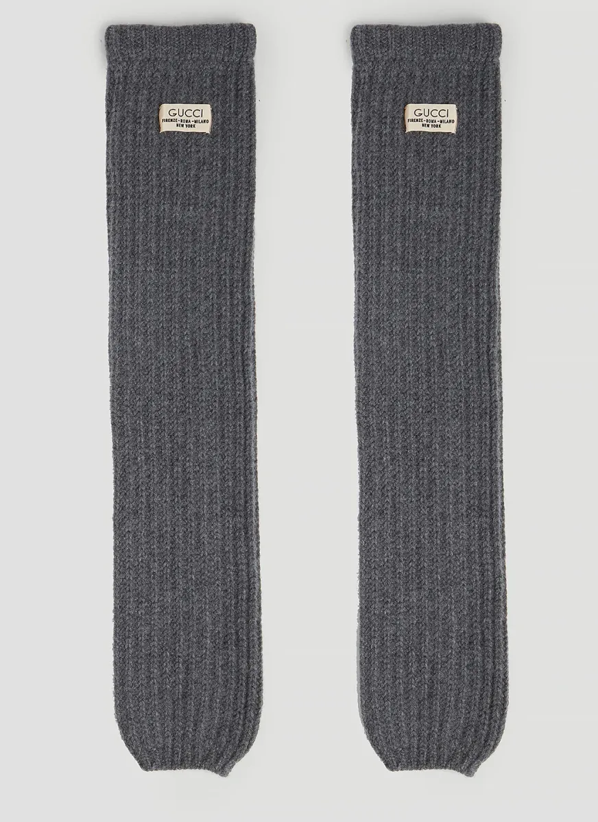 Knit Cashmere Leg Warmers