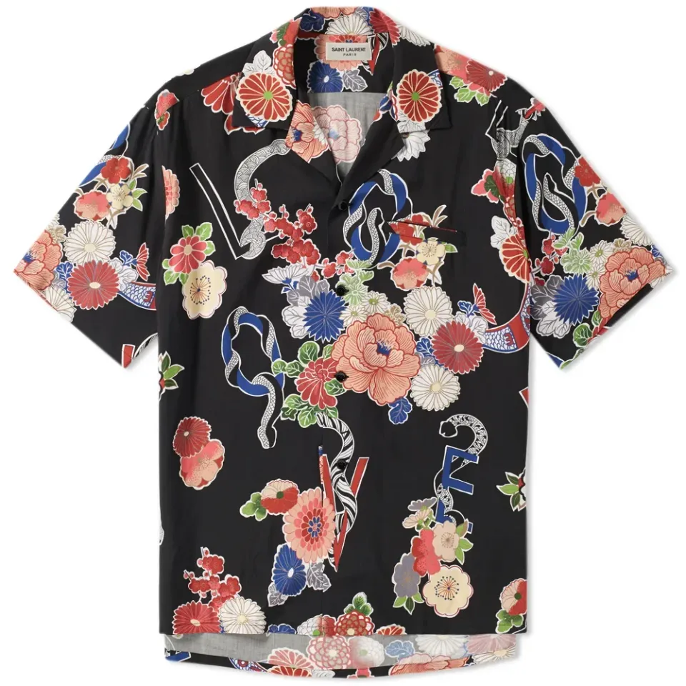 Short Sleeve Love Bowling Shirt