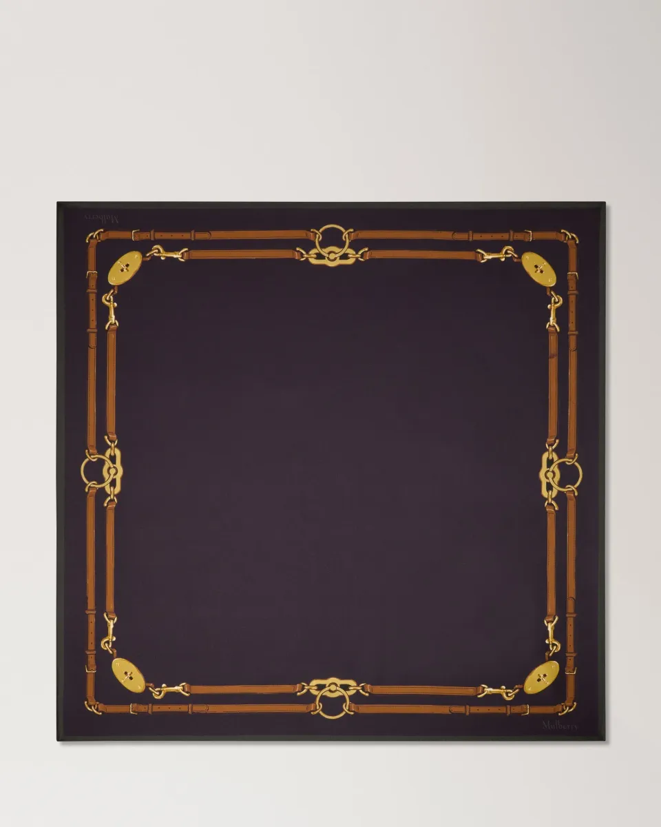 Square Scarf - Belted Border