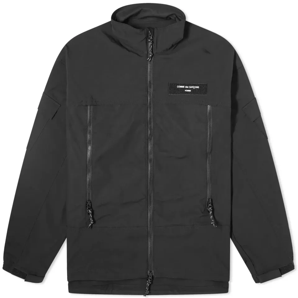 Paneled Zip Track Jacket