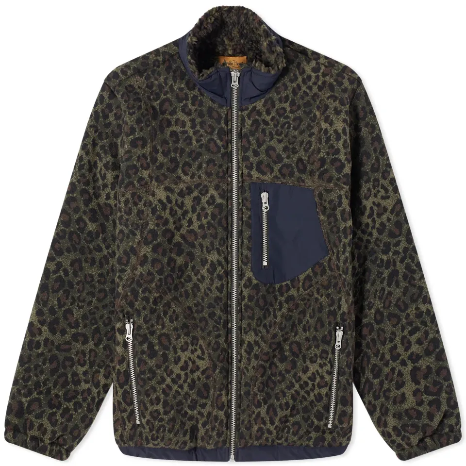 Leopard Revese Sherpa Jacket