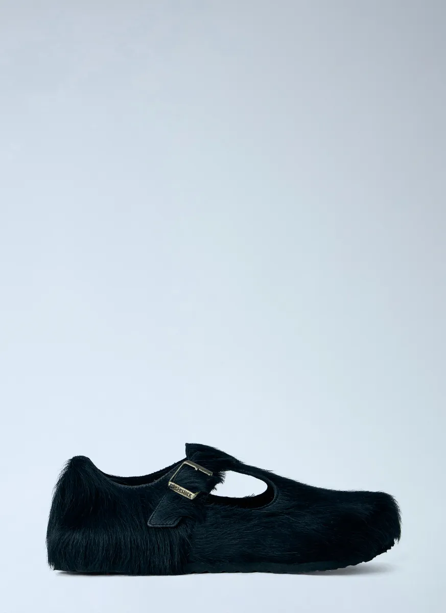 Paris The Rebel Fur Slip Ons