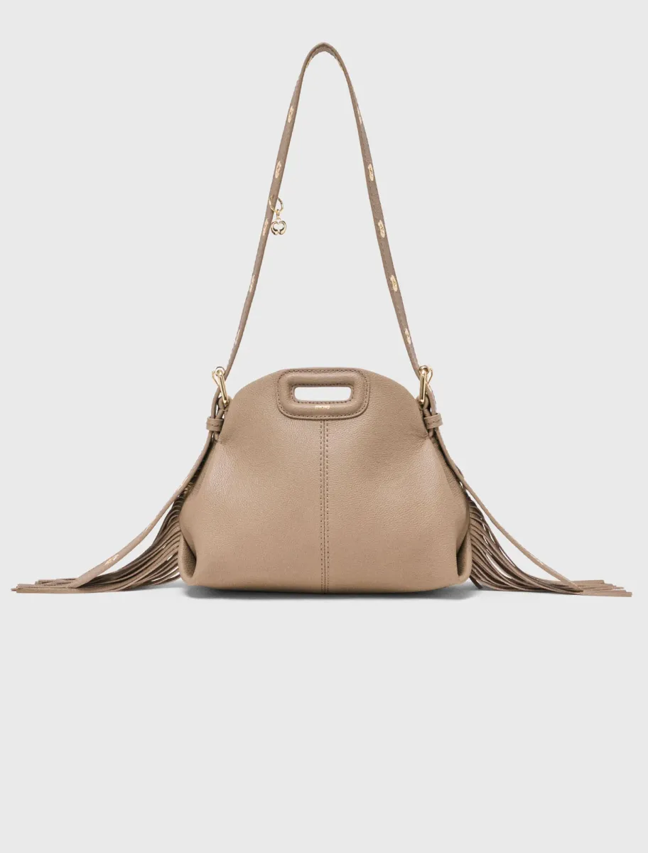 Grained leather mini Miss M bag
