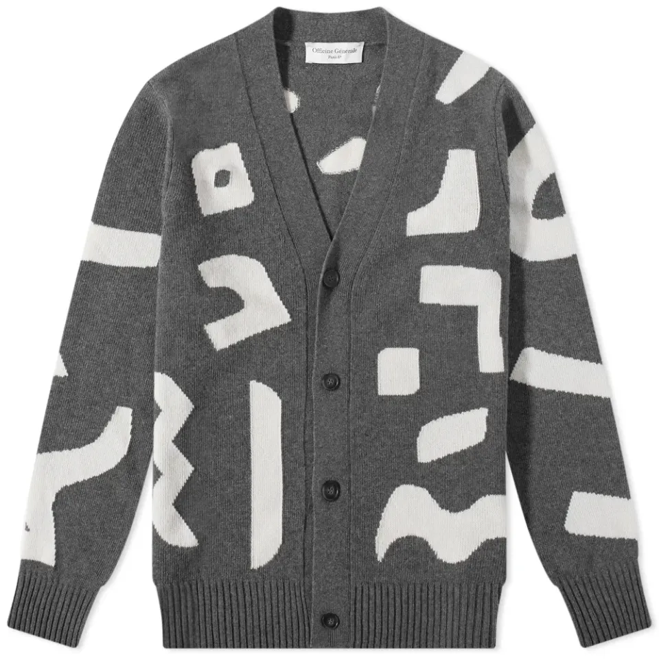 Miles Intarsia Cardigan