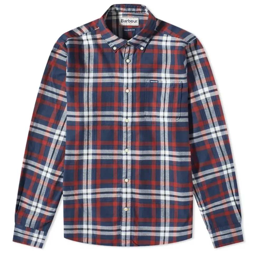 Hilltop Tailored Fit Check Shirt