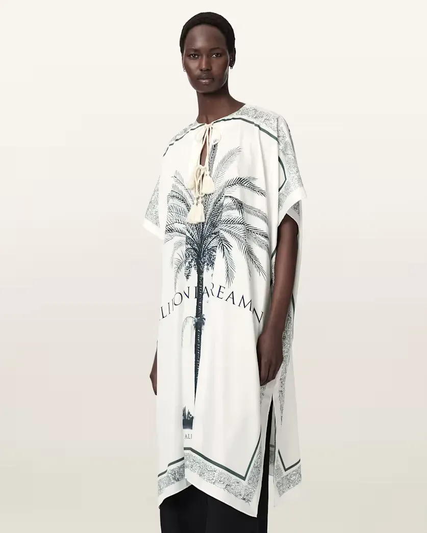 Tess Kaftan Printed Midi Dress