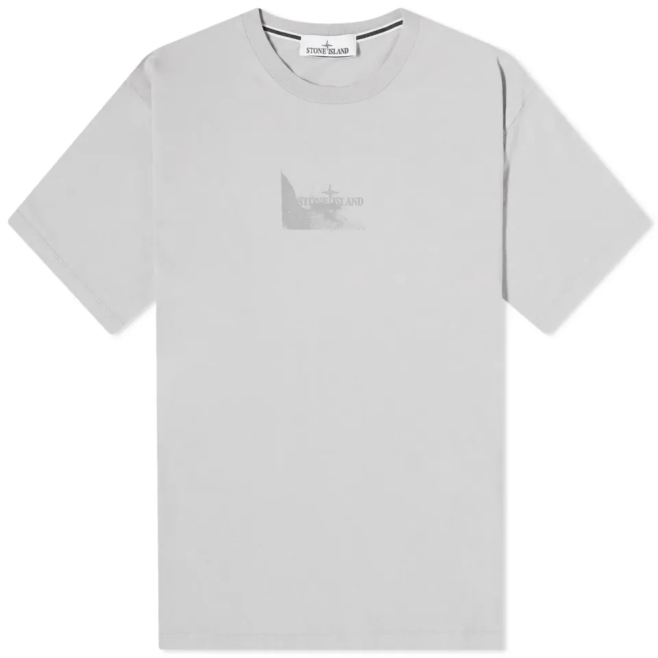 Reflective Badge Print T-Shirt