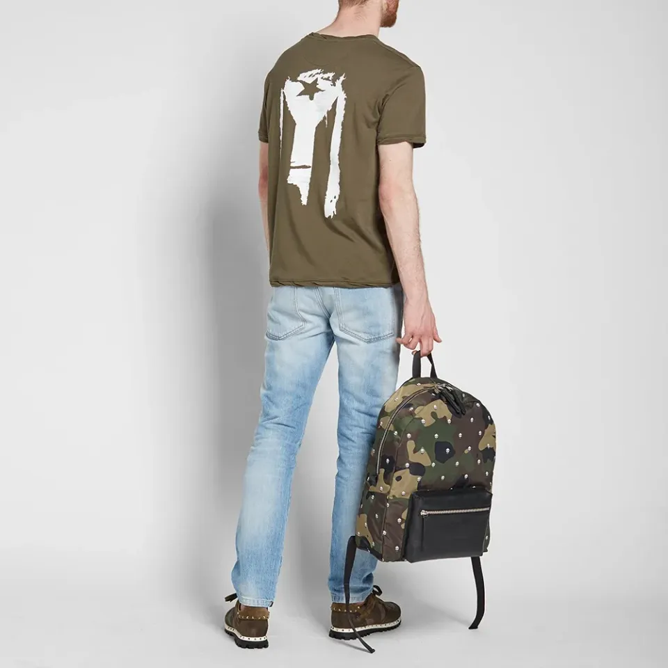 Distressed Mariposa Pocket Tee