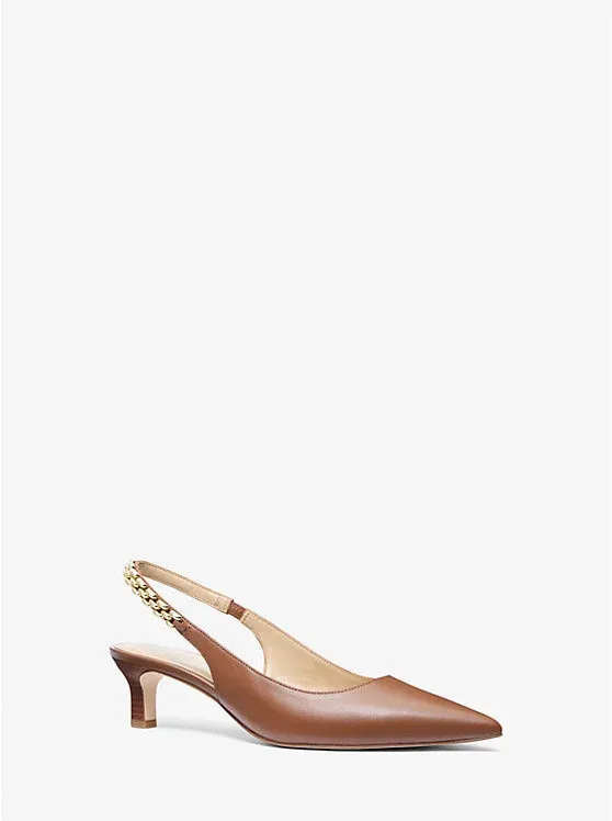 Marcia Leather Slingback Pump