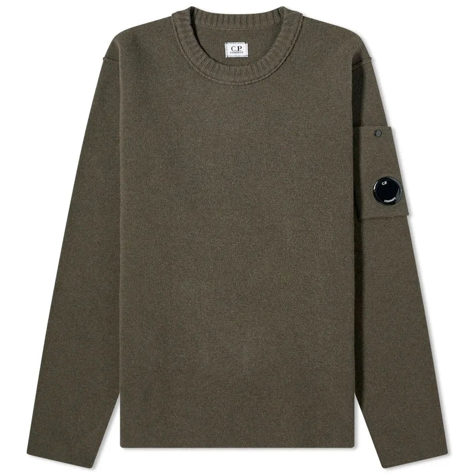 Lens Lambswool Crew Knit