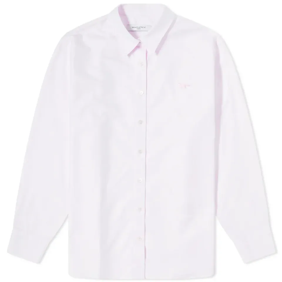Maison Kitsuné Fox Embroidery Classic Shirt