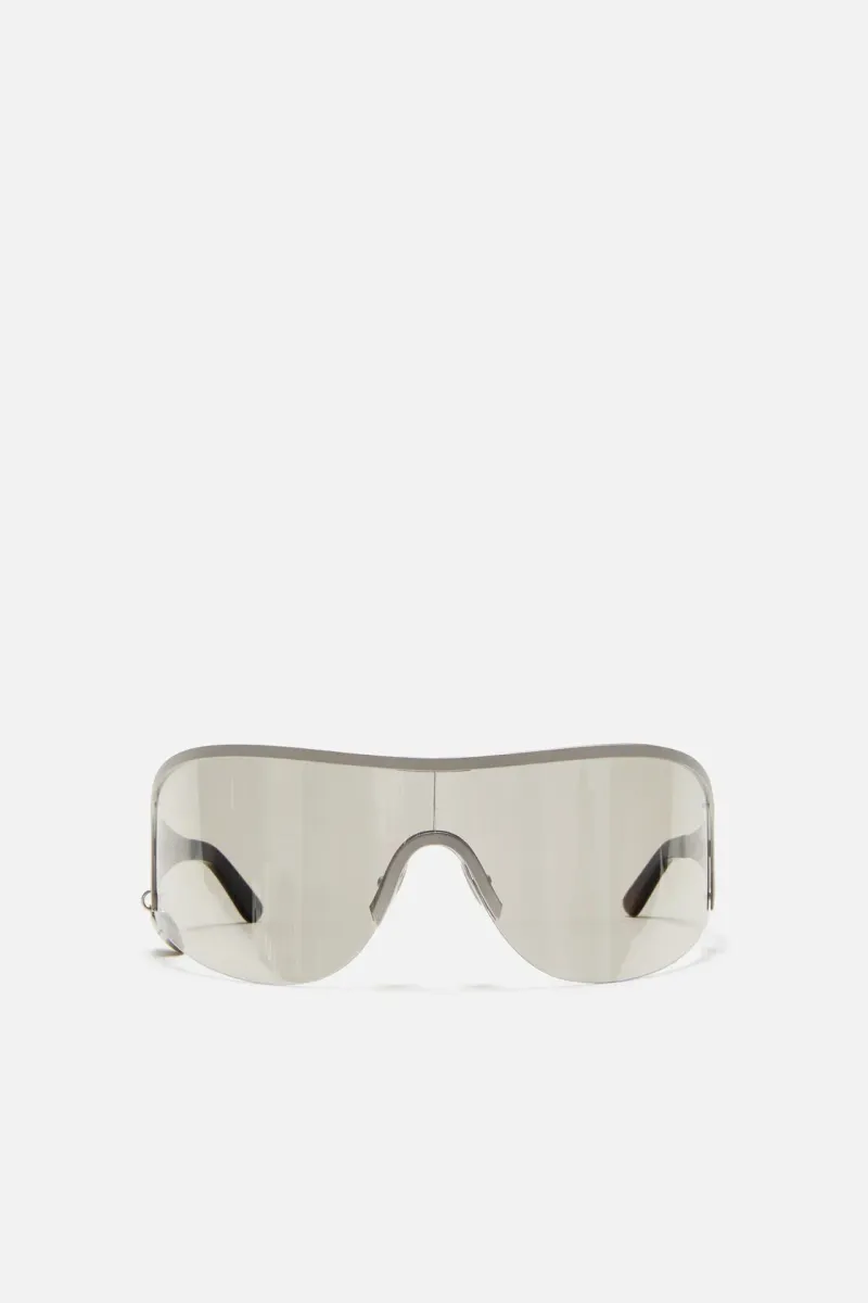 Metal shield sunglasses