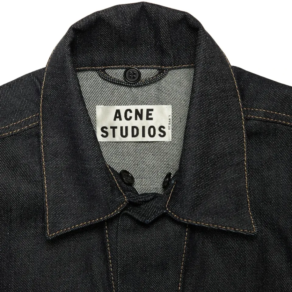Acne Jam Shearling Denim Jacket