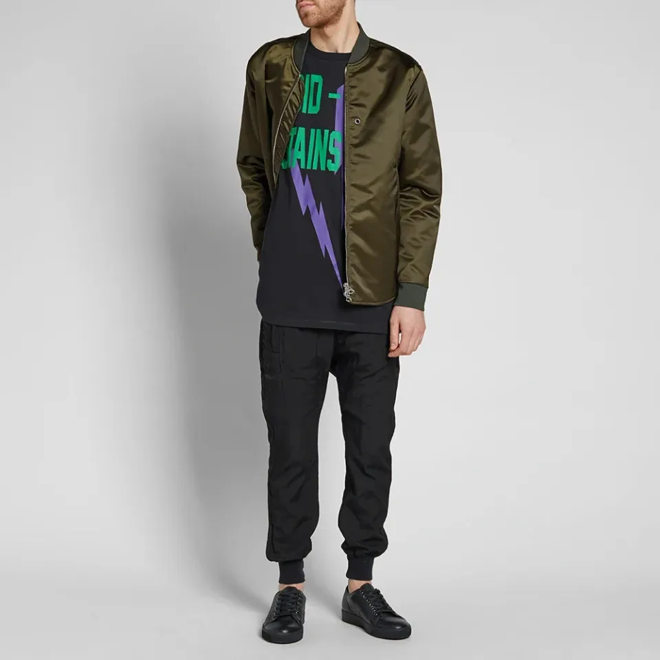 Oversized Lightning Print Tee