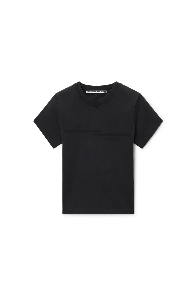 MIRRORED LOGO TEE