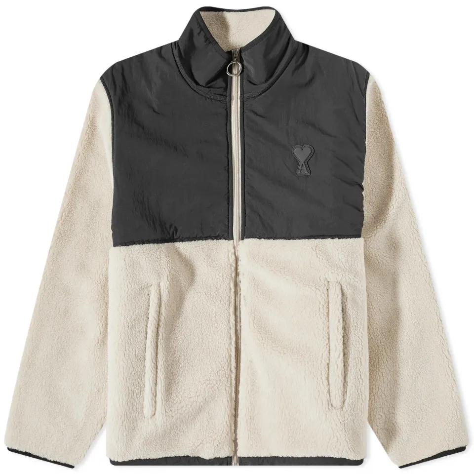 AMI Zip Through Fleece