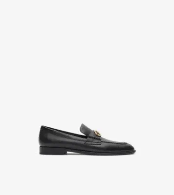 Leather Opal Loafers in Black