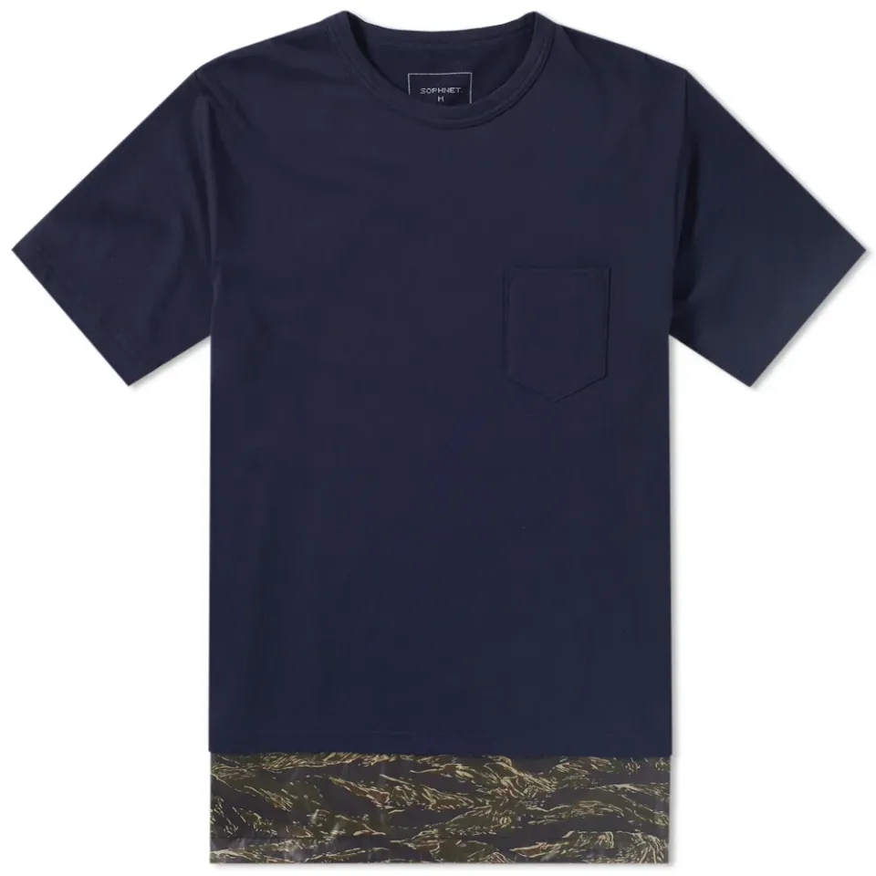 SOPHNET. Fake Layered Pocket Tee