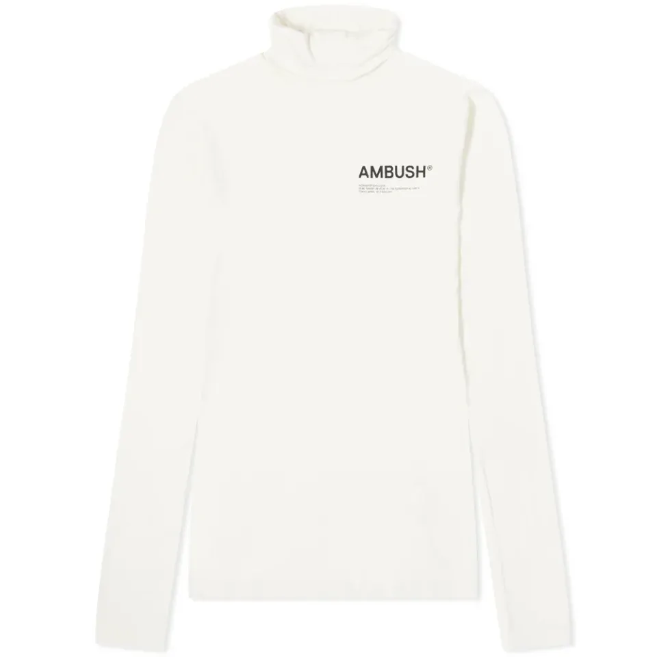 Front Logo High Neck Top