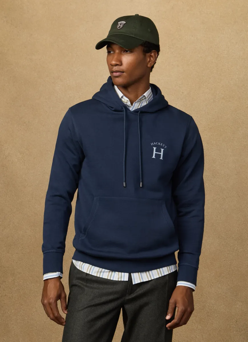 Classic Fit Branded Hooded Sweat
