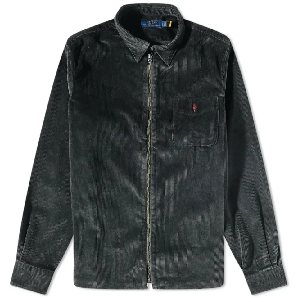 Corduroy Zip Shirt