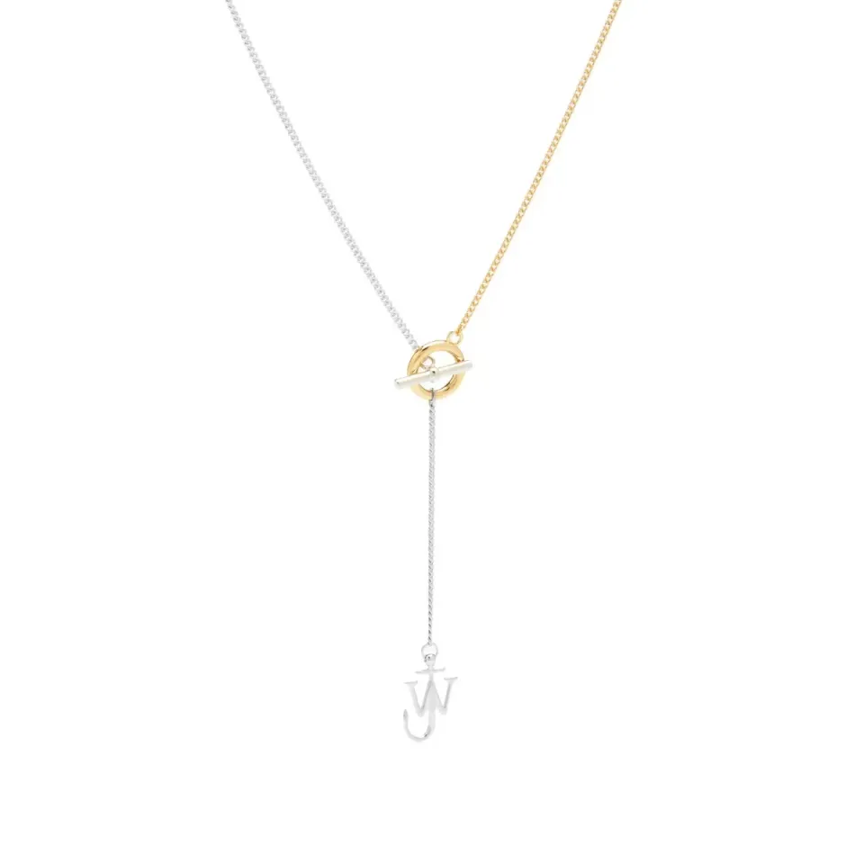 Anchor Logo Pendant Necklace