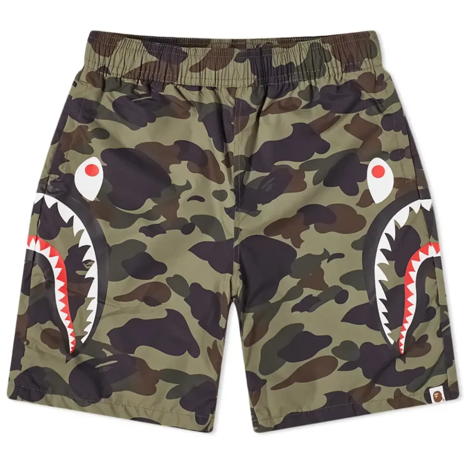 1st Camo Side Shark Beach Shorts