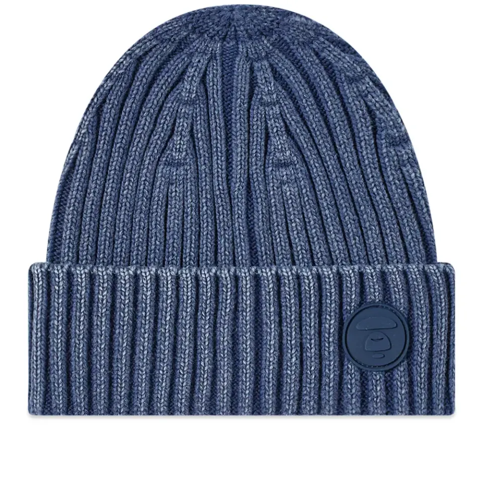 AAPE Ribbed Logo Beanie