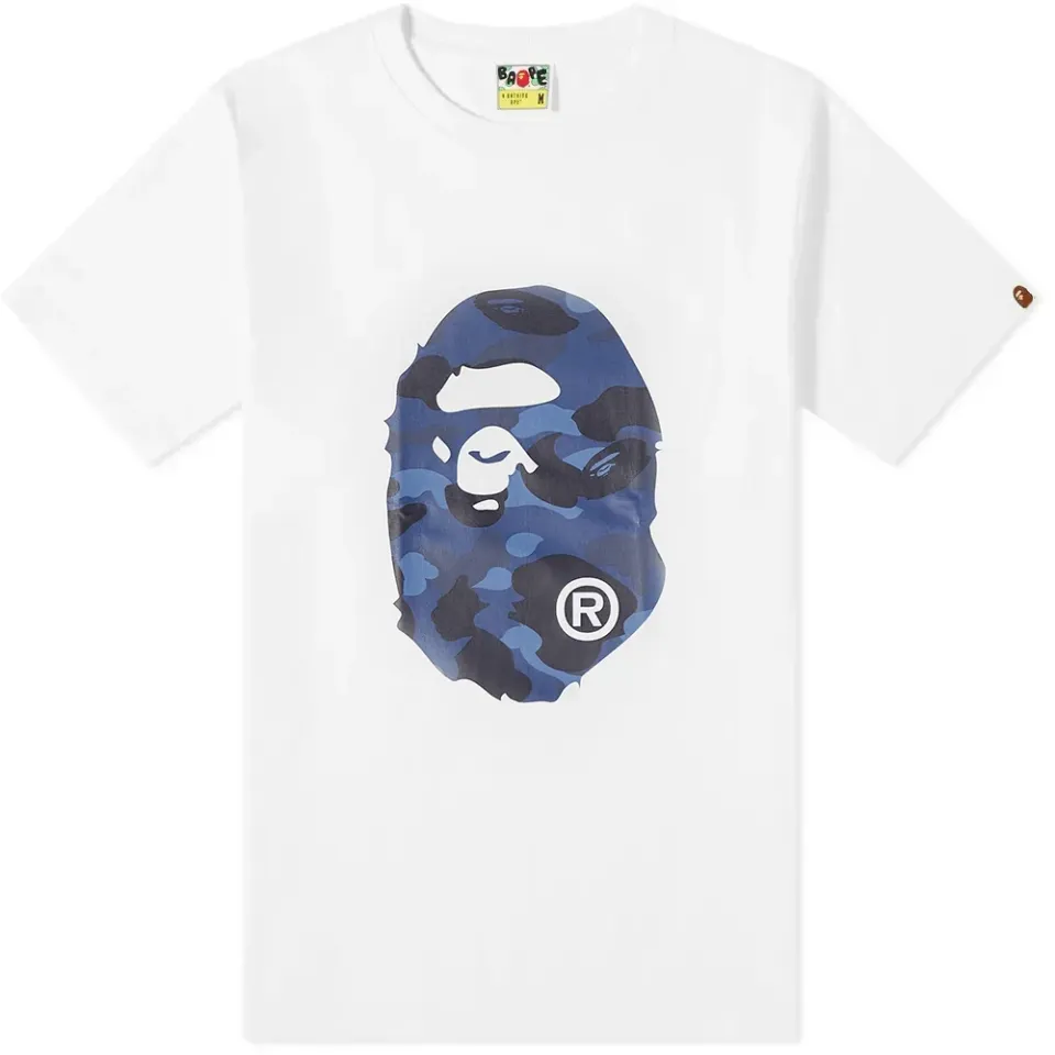 Color Camo Big Ape Head Tee