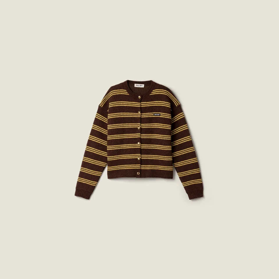 Wool and cashmere cardigan