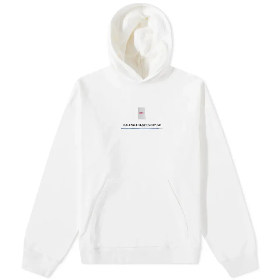 PDF Logo Oversized Popover Hoody