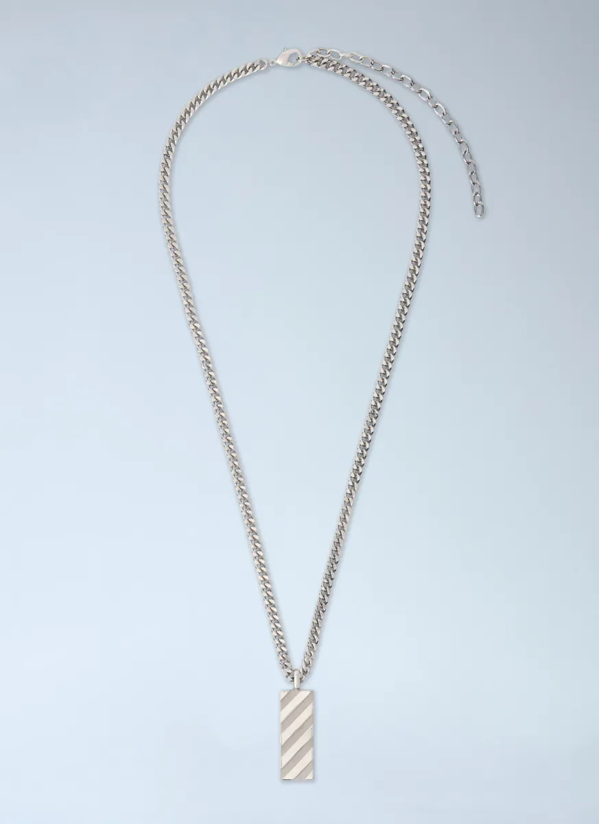 Diag Pendant Necklace
