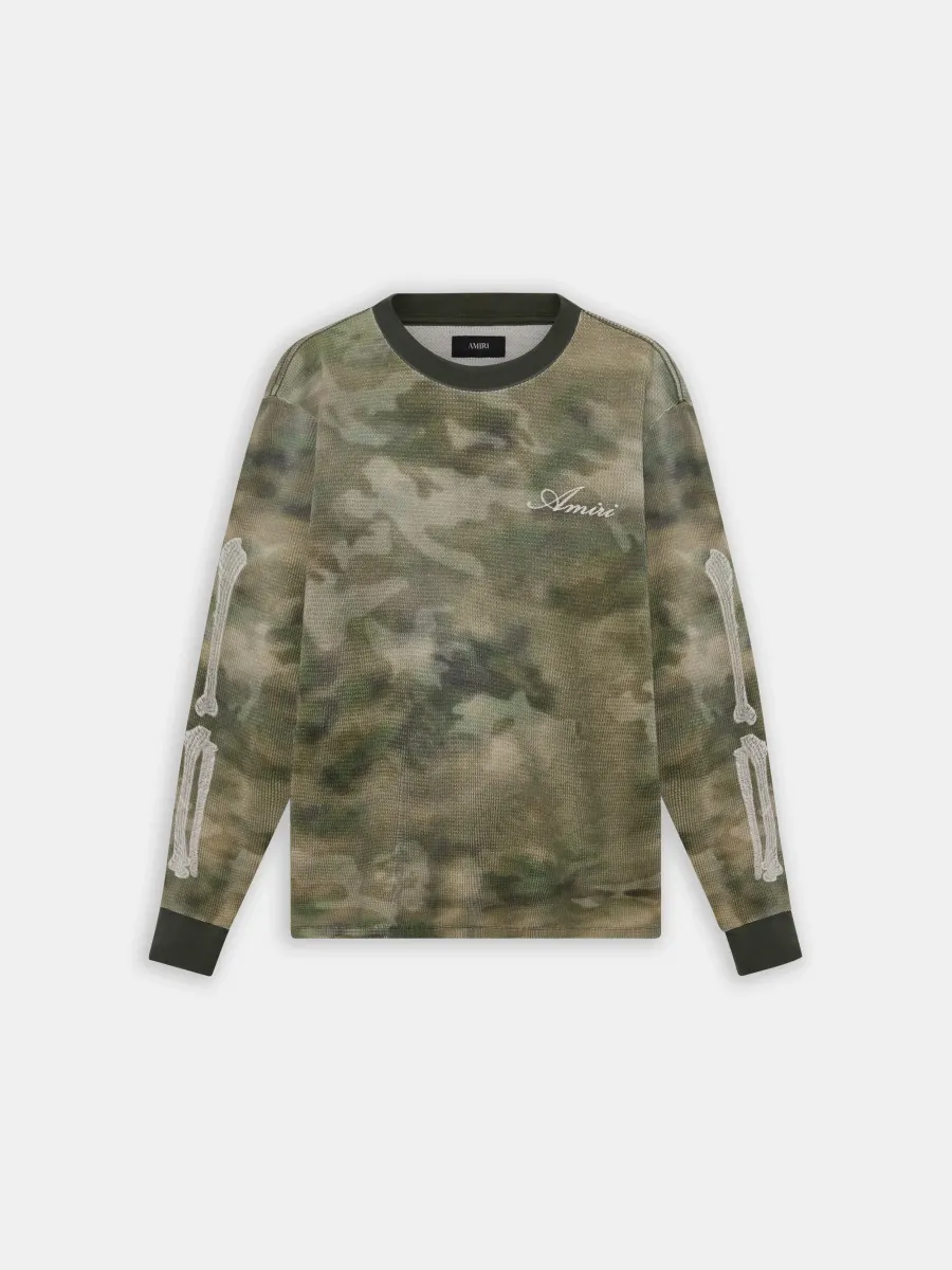 BONES LONG SLEEVE TEE - CAMO