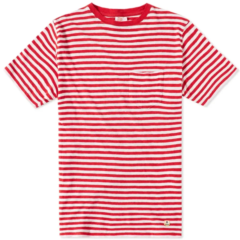 71197 Stripe Pocket Tee