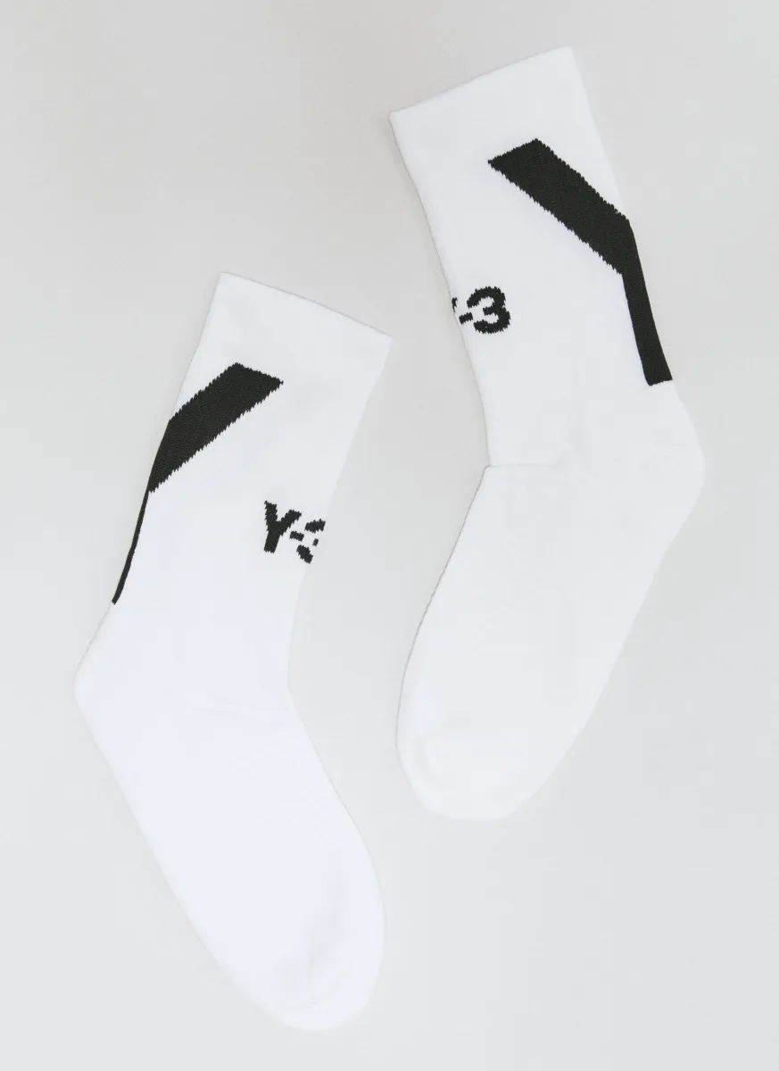 High-Top Logo Socks