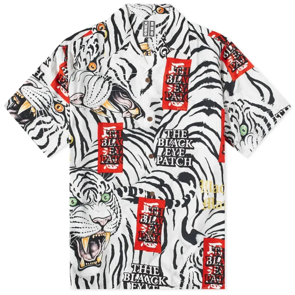 x BlackEyePatch Short Sleeve Hawaiian Shirt